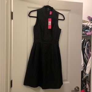 Lilly Pulitzer, Black Franci Dress, 00